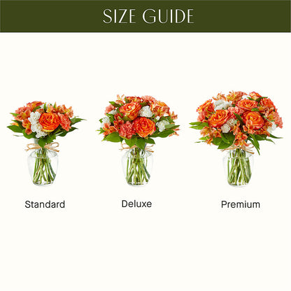 Apricot Glow Bouquet –  Rose Girls, Whittier CA