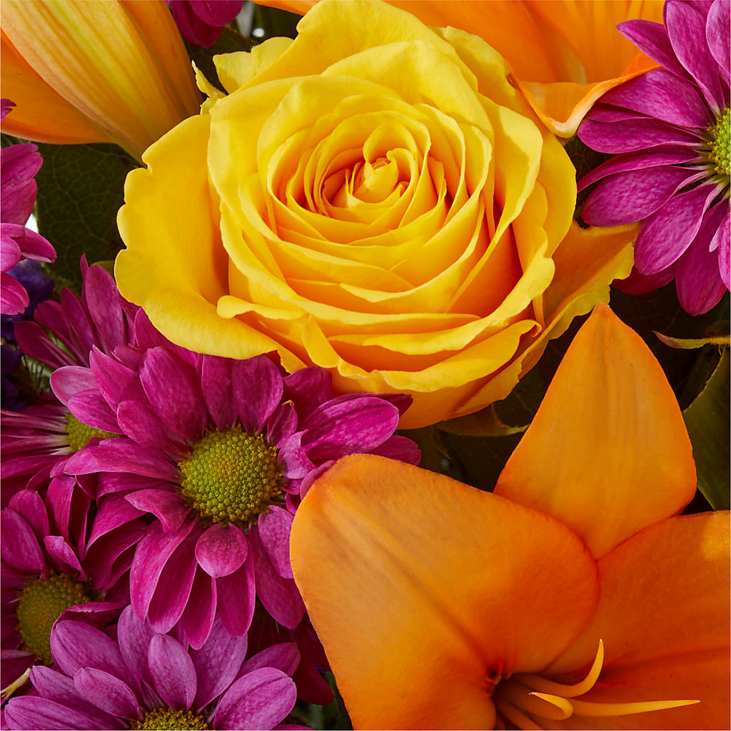Colorful Visions Bouquet –  Rose Girls, Whittier CA