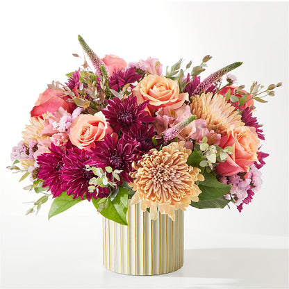 Berry Cobbler Bouquet with Ivory Vase –  Rose Girls, Whittier CA