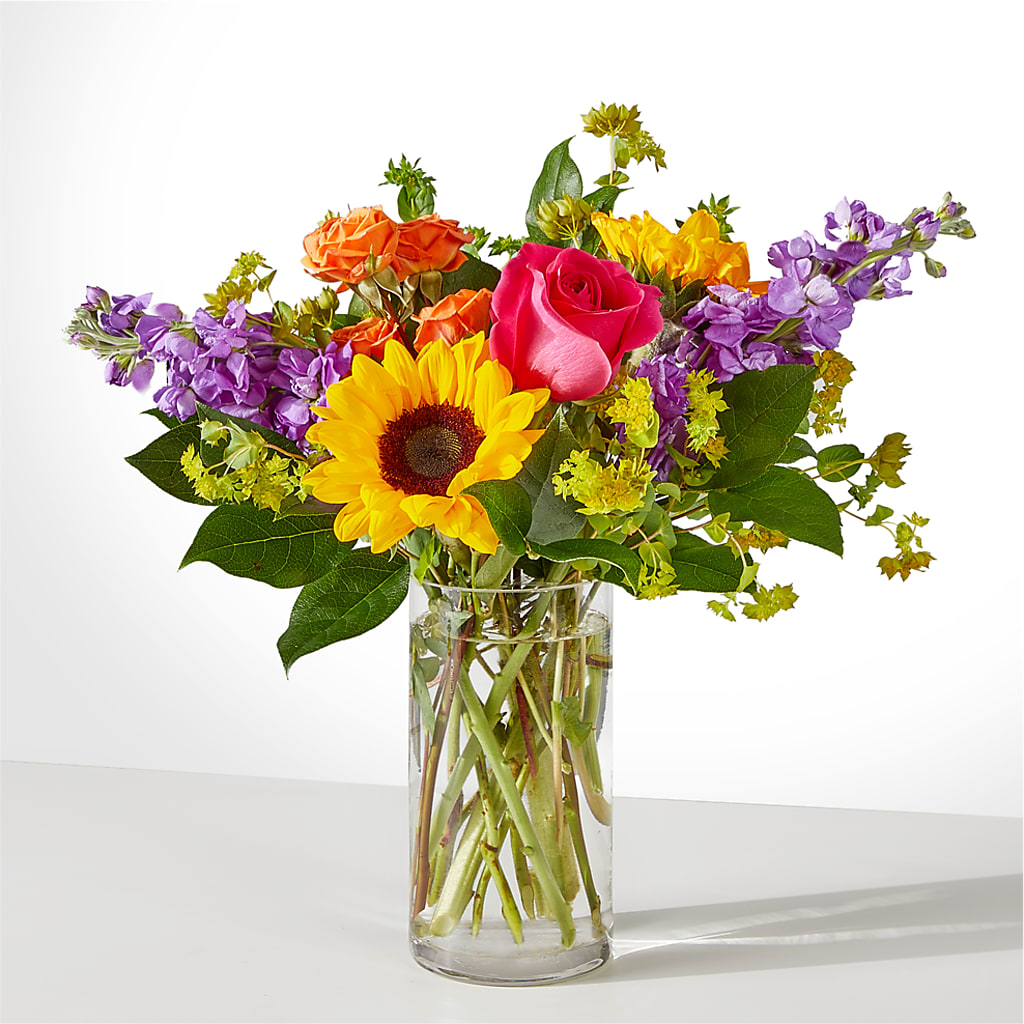 Vibrant Greetings Bouquet –  Rose Girls, Whittier CA