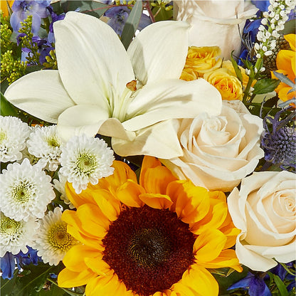 Wonderfully Sunny Bouquet –  Rose Girls, Whittier CA