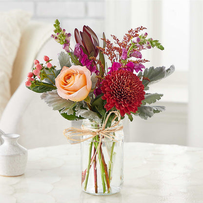 Moody Hues Bouquet –  Rose Girls, Whittier CA