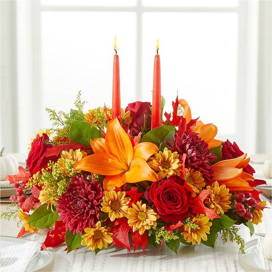 Autumn's Embrace Centerpiece –  Rose Girls, Whittier CA