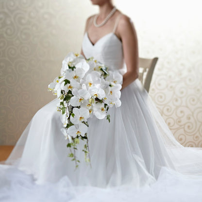 Classic White Bouquet –  Rose Girls, Whittier CA