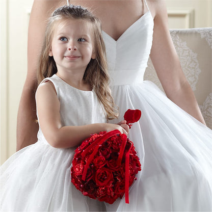 Pure at Heart Flower Girl Arrangement –  Rose Girls, Whittier CA