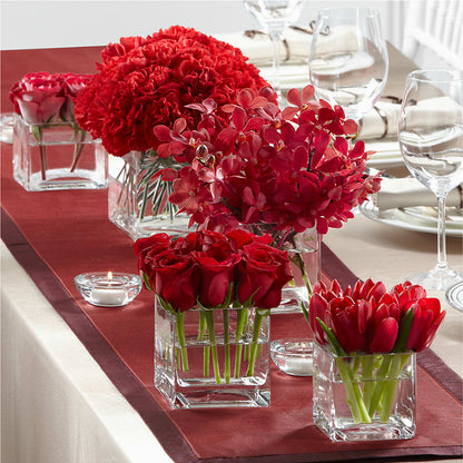 Modern Grace Centerpiece –  Rose Girls, Whittier CA